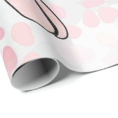 Ballon Dog Leopard Pink Patroon Cadeaupapier (Rol Hoek)