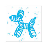 Ballon Dog Party Self-Inking Rubber Stamp Zelfinktende Stempel (Design)