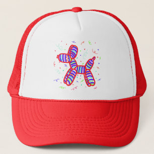 Ballon Dog Party Trucker Pet