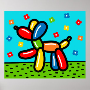 Ballon Dog Poster