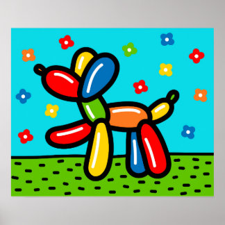 Ballon Dog Poster