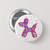Ballon Dog Ronde Button 5,7 Cm (Voorkant /achterkant)