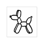 Ballon Dog Rubber Stamp Rubberstempel (Afrduk)