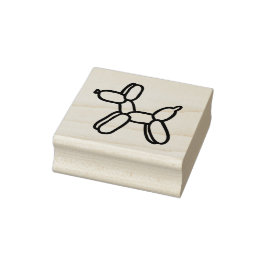 Ballon Dog Rubber Stamp Rubberstempel