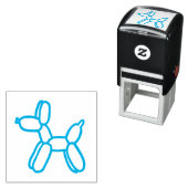 Ballon Dog Self-Inking Rubber Stamp Zelfinktende Stempel (In situ)