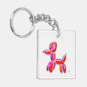 Ballon Dog Sleutelhanger (Voorkant Links)