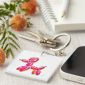 Ballon Dog Sleutelhanger (Voorkant Rechts)