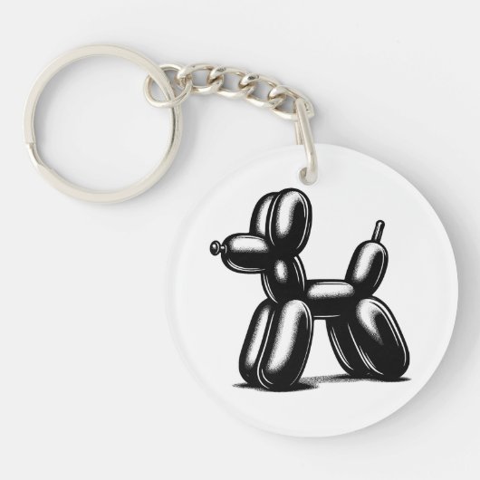 Ballon Dog Sleutelhanger (Voorkant)