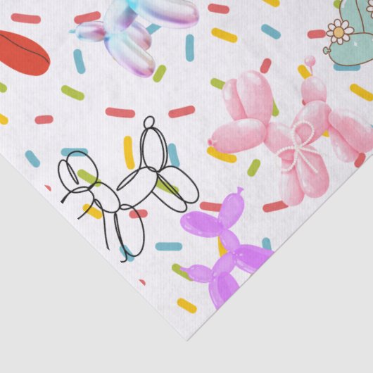 Ballon Dog tissue papier (Detail)