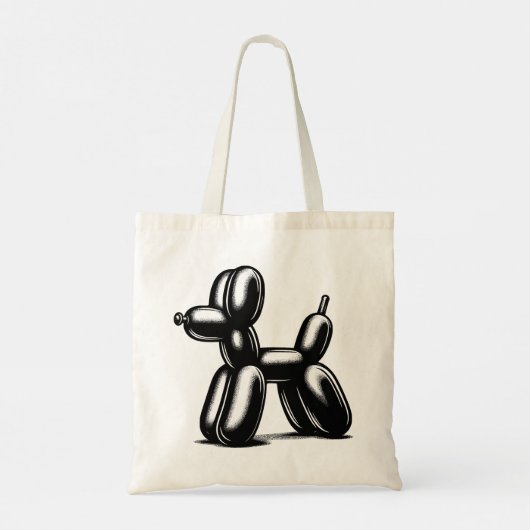 Ballon Dog Tote Bag (Achterkant)
