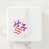 Ballon Dogs Party Favor Labels (In situ)