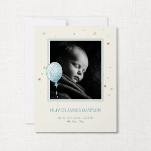 Ballon Droom Compact Baby Aankondiging
