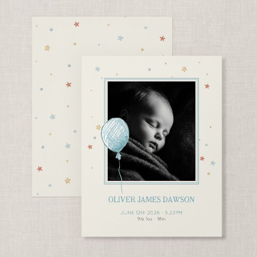 Ballon Droom Compact Baby Aankondiging