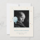 Ballon Droom Compact Baby Aankondiging (Voorkant)