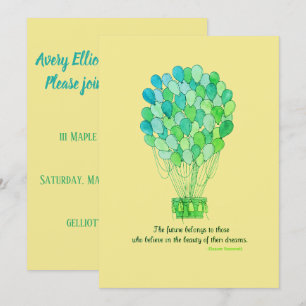 Ballon Droom Feest Uitnodiging