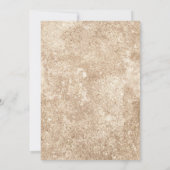 Ballon Eucalyptus gold Baby shower Kaart (Achterkant)