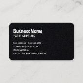 Ballon Evenement Decor Visitekaartje (Achterkant)