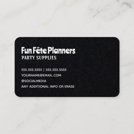 🎈🌈 Ballon Event Decor Visitekaartje (Achterkant)