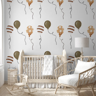Ballon Feestelijke Kwekerij Wallpaper Behang