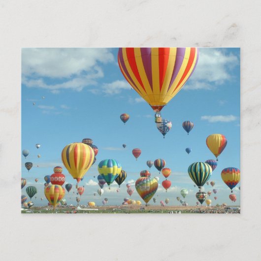 ballon Fiesta Albuquerque Briefkaart (Voorkant)