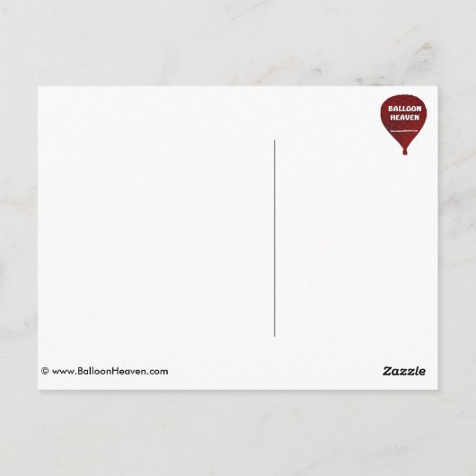 Ballon Fiesta Albuquerque Special Shapes Briefkaart (Achterkant)