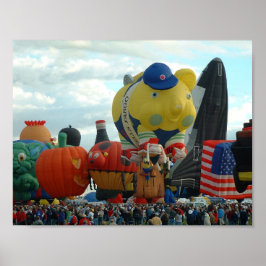 Ballon Fiesta Albuquerque Special Shapes Poster