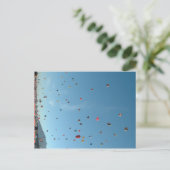 ballon fiesta briefkaart (Staand voorkant)