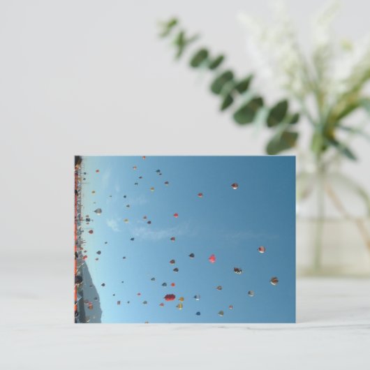 ballon fiesta briefkaart (Staand voorkant)