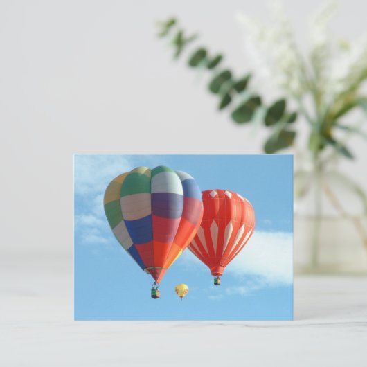 ballon fiesta briefkaart (Staand voorkant)