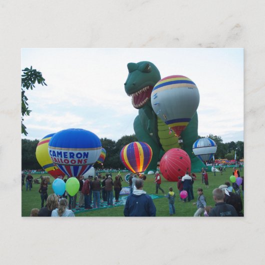 ballon fiesta briefkaart (Voorkant)