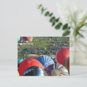 ballon fiesta briefkaart (Staand voorkant)