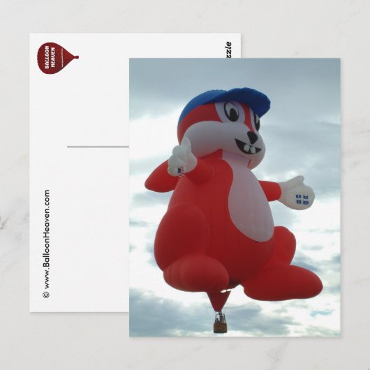 ballon Fiesta Briefkaart (Voorkant / Achterkant)