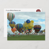 ballon fiesta briefkaart (Voorkant / Achterkant)