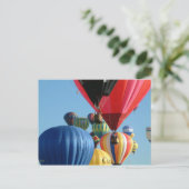 ballon fiesta briefkaart (Staand voorkant)