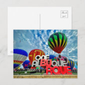 ballon Fiesta Briefkaart (Voorkant / Achterkant)