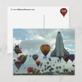 ballon fiesta briefkaart (Voorkant / Achterkant)