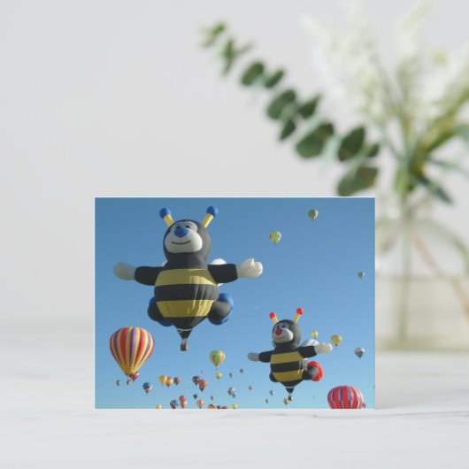 ballon Fiesta Briefkaart (Staand voorkant)