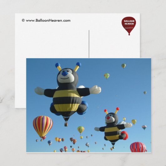 ballon Fiesta Briefkaart (Voorkant / Achterkant)