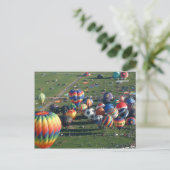 ballon fiesta briefkaart (Staand voorkant)