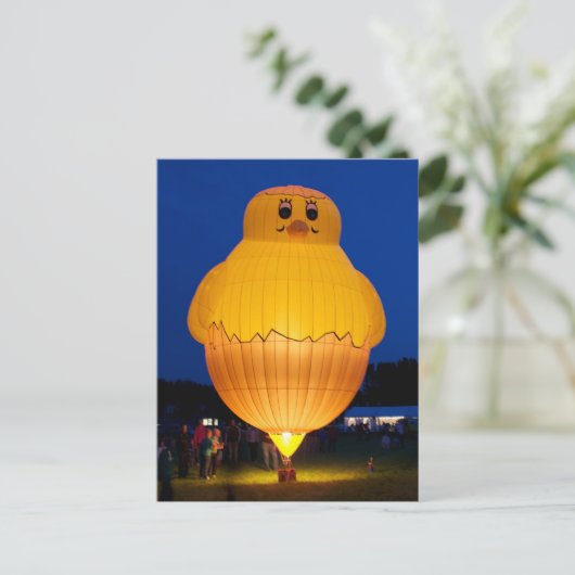 ballon fiesta briefkaart (Staand voorkant)