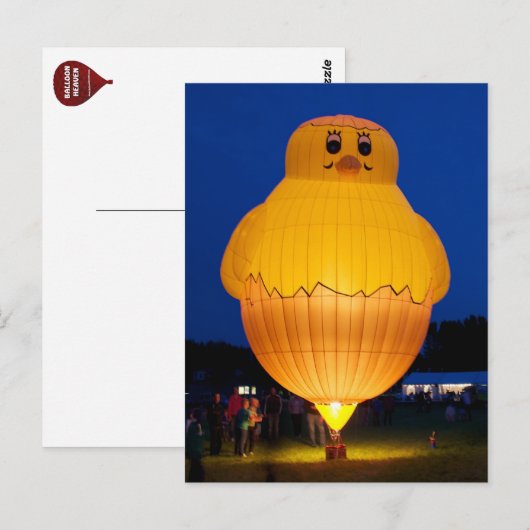 ballon fiesta briefkaart (Voorkant / Achterkant)