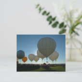 Ballon Fiesta Gas Ballooning Briefkaart (Staand voorkant)