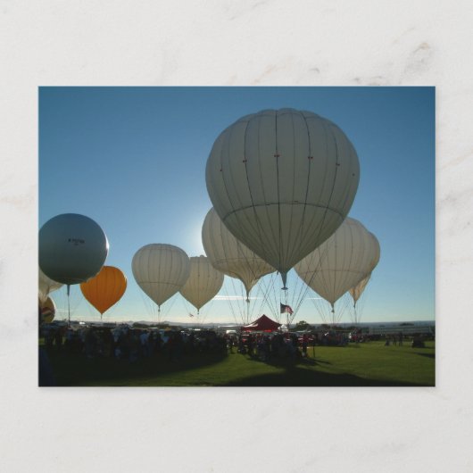 Ballon Fiesta Gas Ballooning Briefkaart (Voorkant)