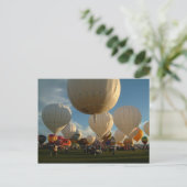 Ballon Fiesta Gas Ballooning Briefkaart (Staand voorkant)
