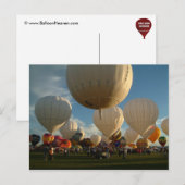 Ballon Fiesta Gas Ballooning Briefkaart (Voorkant / Achterkant)