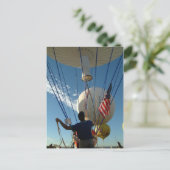 Ballon Fiesta Gas Ballooning Briefkaart (Staand voorkant)