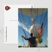 Ballon Fiesta Gas Ballooning Briefkaart (Voorkant / Achterkant)