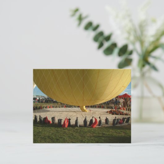 Ballon Fiesta Gas Ballooning Briefkaart (Staand voorkant)