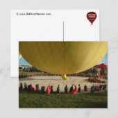 Ballon Fiesta Gas Ballooning Briefkaart (Voorkant / Achterkant)