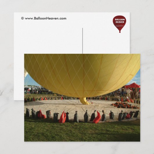 Ballon Fiesta Gas Ballooning Briefkaart (Voorkant / Achterkant)